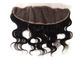 প্রাকৃতিক রেমি ব্রাজিলিয়ান লেইস কানের কপাটক বন্ধনী কানের 18 ইঞ্চি আফ্রো কুমারী কোঁকড়া সরবরাহকারী